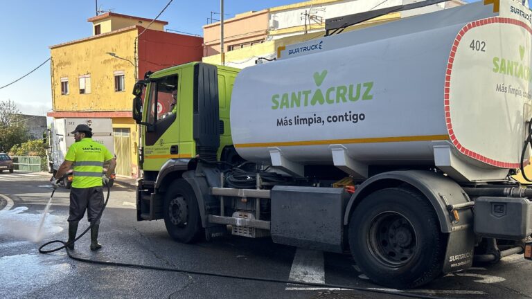 Dispositivo de limpieza en Santa Cruz